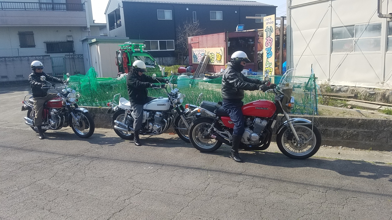 岐阜cb軍団 笑 バイクショップかおるん家 名古屋からもすぐの大治町のカスタムバイクショップ あま市もすぐ