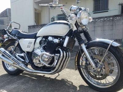 ストア通販 cb750four cb750k ステアリングダンパー メッキ 名古屋仕様