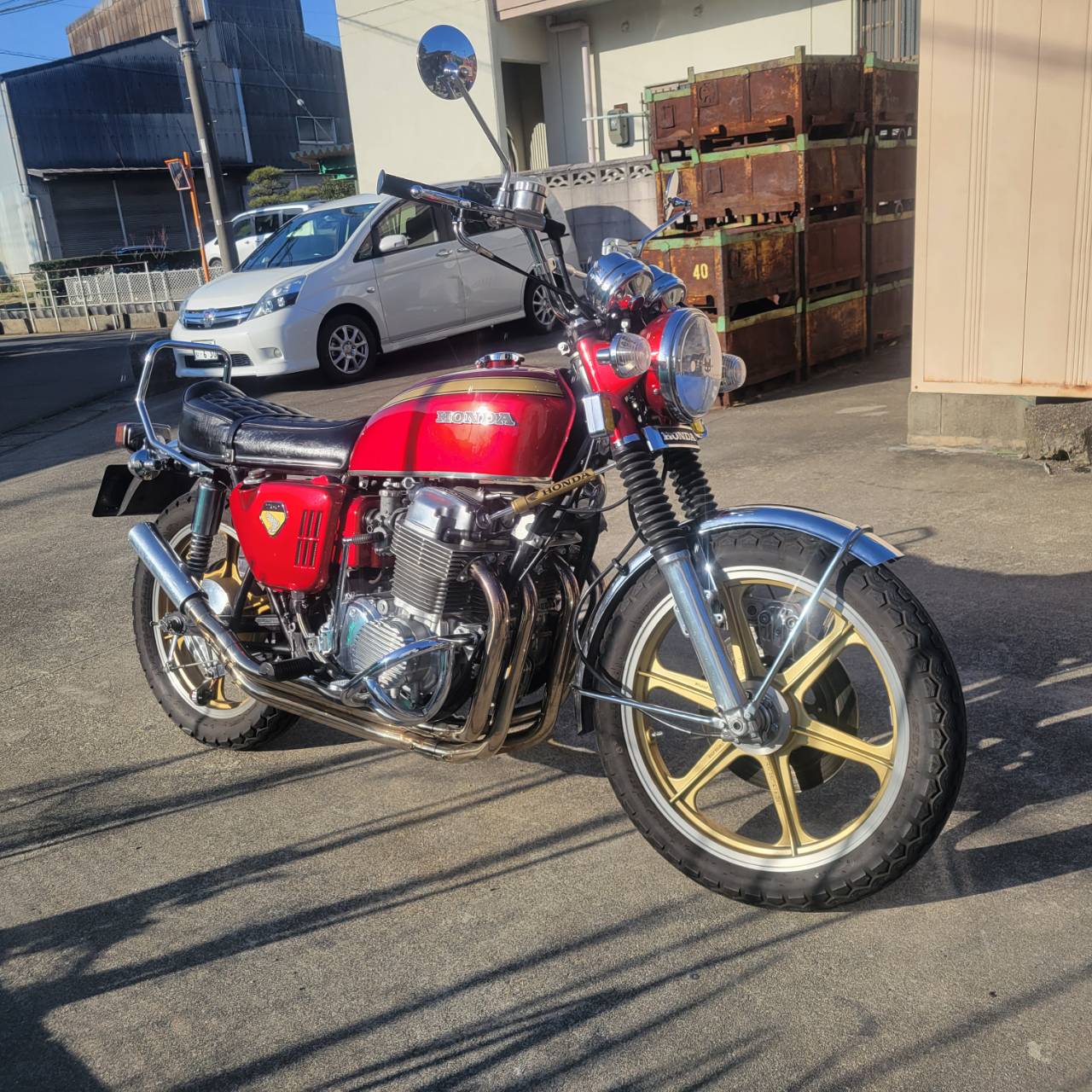 CB750four継続車検 | バイクショップかおるん家 | 名古屋からもすぐの大治町のカスタムバイクショップ|あま市もすぐ